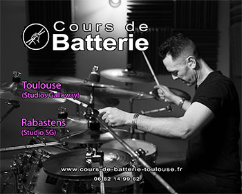 Sebastien prof de batterie à Toulouse